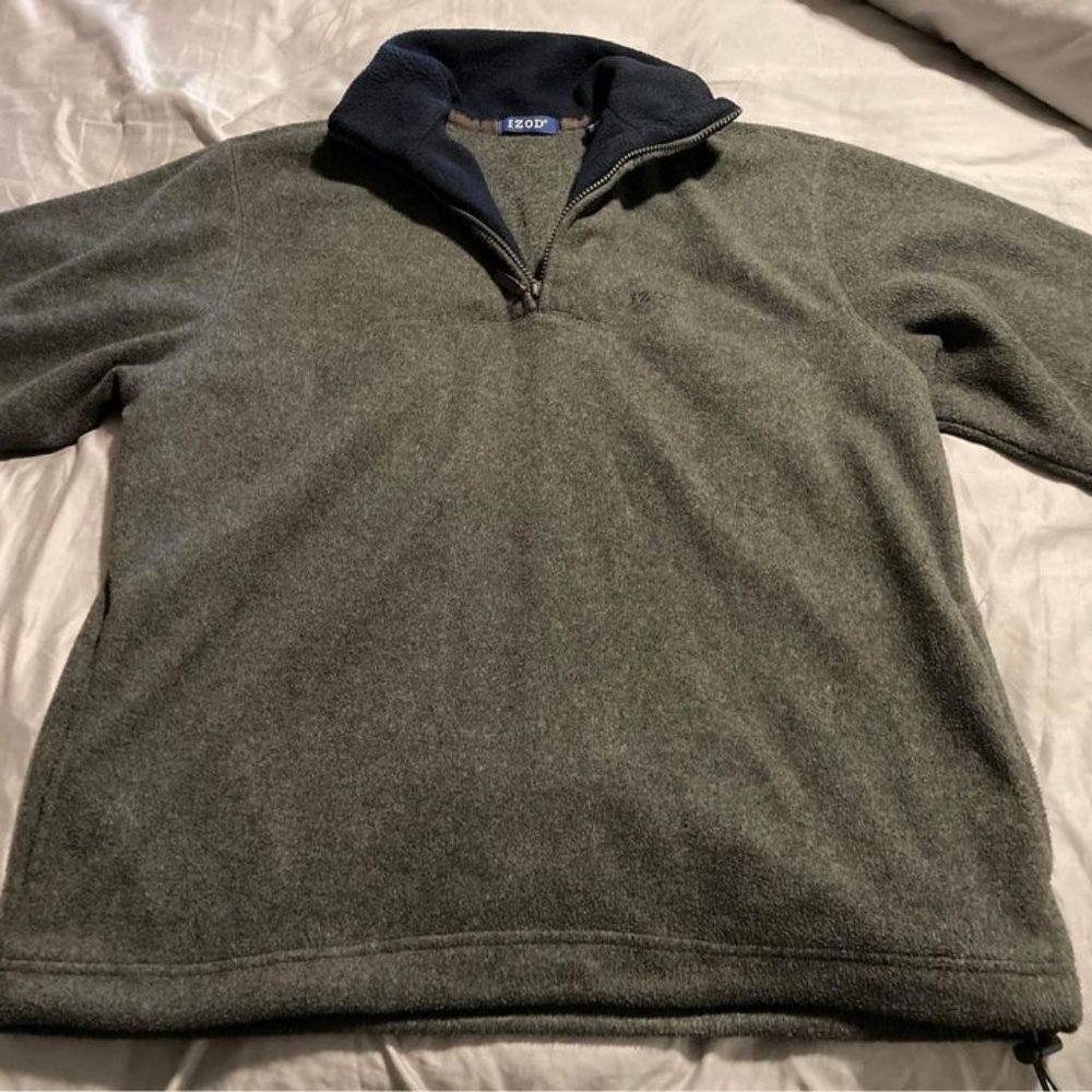IZOD Classic Fleece 1/4 Zip Pullover - Never Worn
